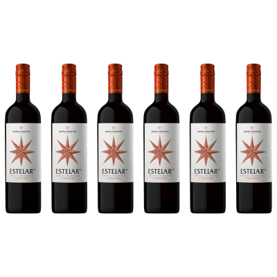 Santa Carolina Estelar Carmenère doos van 6 fl.